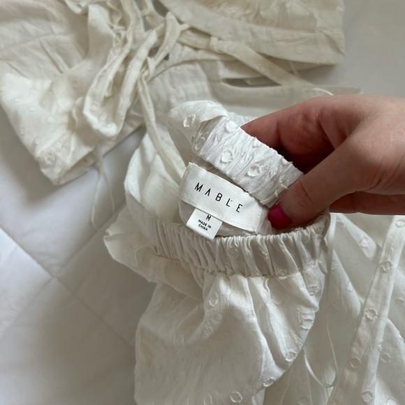 Mable White cutout Dress - Picture 5 of 5